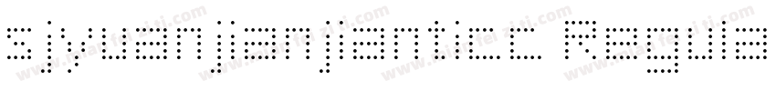 sjyuanjianjianticc Regular字体转换